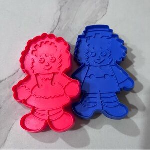Raggedy Ann and Andy Cookie Cutters